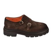 Santoni Stiliga herrloafers Brown, Herr