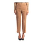 Seventy Chino Byxor med Upprullade Ben Beige, Dam