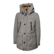 Woolrich Herr Wool Artic Parka Cfwwoou867Mrut3650 Cream Check Multicol...