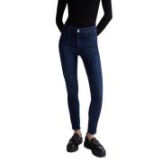 Liu Jo Högmidjade Skinny Jeans Blue, Dam