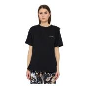 Ermanno Scervino T-Shirts Black, Dam