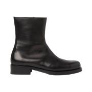 Our Legacy Klassiska Läder Chelsea Boots Black, Herr