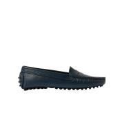 Scarosso Ashley Loafers - Handgjorda italienska läderskor Blue, Dam