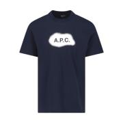 A.p.c. T-Shirts Blue, Herr