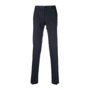 Incotex Cropped Trousers Blue, Herr