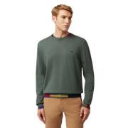 Harmont & Blaine Herr Multifärgad Crewneck Tröja Green, Herr