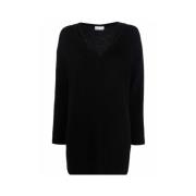 RED Valentino Oversized Ulltröja Black, Dam