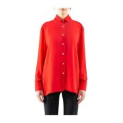 Doris S Formal Shirts Red, Dam