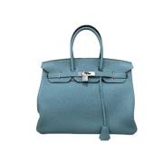 Hermès Vintage Pre-owned Läder handvskor Blue, Dam