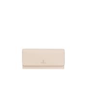 Furla Plånbok i läder med logotyp Beige, Dam