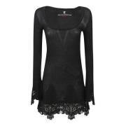 Ermanno Scervino Short Dresses Black, Dam