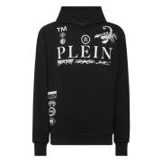 Philipp Plein Svarta Sweaters Black, Herr