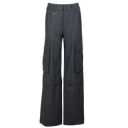 Seafarer Wide Trousers Gray, Dam
