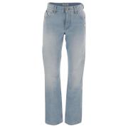 The Attico Klassiska Straight Jeans Blue, Dam