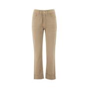 Panicale Straight Jeans Beige, Dam