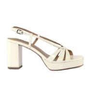 Bibi Lou Vit Vitello Sandal - Höj din stil White, Dam