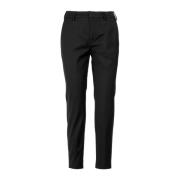 PT Torino Cropped Trousers Black, Dam