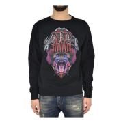 Marcelo Burlon Multifärgad Tryckt Sweatshirt för Avslappnade Tillfälle...