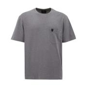 Brioni T-Shirts Gray, Herr