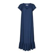 Co'Couture Daglig Maxi Klänning Blue, Dam