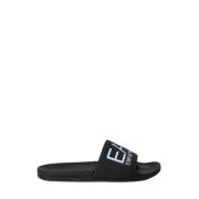 Emporio Armani EA7 Sliders Black, Herr