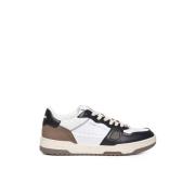 Crime London Choco Cream Läder Sneakers Multicolor, Herr