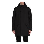 Aspesi Ny Parkettone Tinto Parka för Män Black, Herr