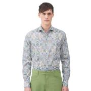 Xacus Skjorta i Liberty of London Print Green, Herr