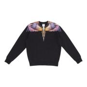 Marcelo Burlon Sweatshirts Black, Herr