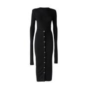 Quira Midi Dresses Black, Dam