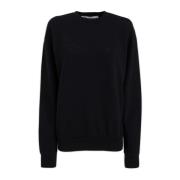 JW Anderson Stiliga Stickade Plagg Black, Dam