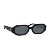 The Attico The Attico X Linda Farrow Irene Solglasögon Black, Unisex