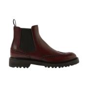 Scarosso Poppy Chelsea Boots Purple, Dam