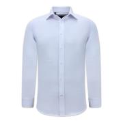 Gentile Bellini Herr Oxford-skjorta i en färg - 3125 White, Herr