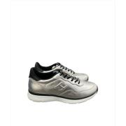 Hogan Läder Dam Sneakers Gray, Dam