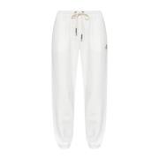 Moncler Sweatpants med logopatch White, Herr