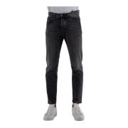 Haikure Slim-fit Tokyo Jeans Gray, Herr