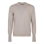 Ballantyne Round-neck Knitwear Beige, Herr