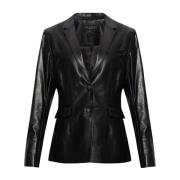 Rag & Bone ‘Razor’ läderblazer Black, Dam