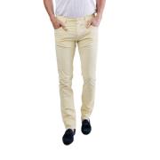 Jacob Cohën Slim Fit Byxor Yellow, Herr