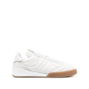 Courrèges Vita Låga Lädersneakers White, Herr