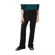 L'Exception Paris Straight Trousers Black, Dam