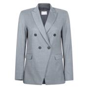 Jane Lushka Elegant Greet Blazer i Grå Gray, Dam