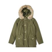 Woolrich Arctic Avtagbar Päls Parka Green, Herr