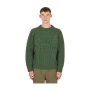 SKY High Farm Knitwear Green, Herr