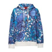 La DoubleJ Art-House Hoodie Blue, Dam