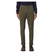 Dondup Gaubert Slim-Fit Cropped Byxor Green, Herr