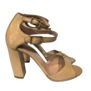 Chloé Pre-owned Pre-owned Sandaler Beige, Dam