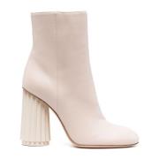 AGL Elegant Softy Heel Bootie White, Dam