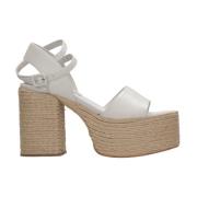 Paloma Barceló High Heel Sandals White, Dam